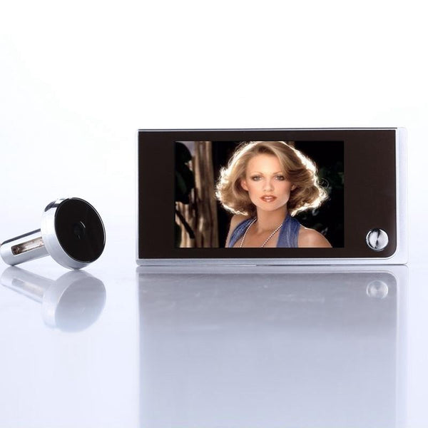 1.0Mp Digital Peephole Door Viewer With 3.5 Screen Smart Doorbells