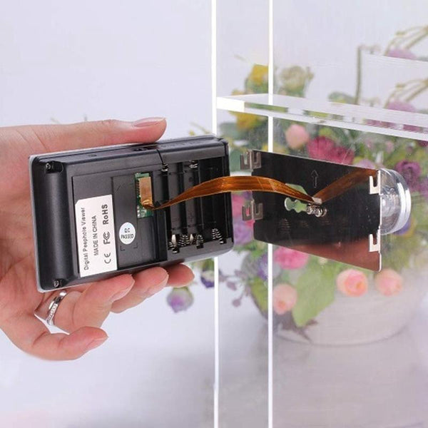 1.0Mp Digital Peephole Door Viewer With 3.5 Screen Smart Doorbells