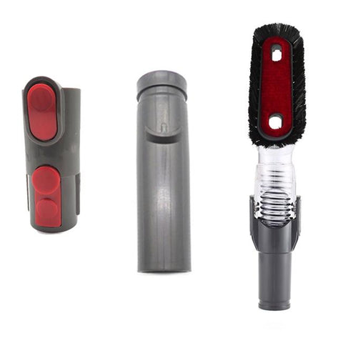 3 In 1 Bendable Anti Static Suction Head Kit For Dyson V6 / V7 V8 V9 V10 Vacuum Vacuum Cleaner Parts