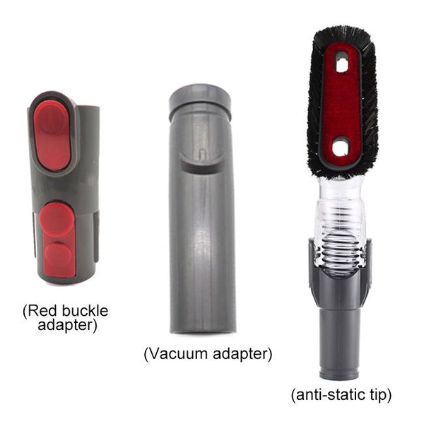 1 Sets Of 3 In Bendable Anti Static Suction Head Kit For Dyson V6 / V7 V8 V9 V10 Vacuum Vacuum Cleaner Parts