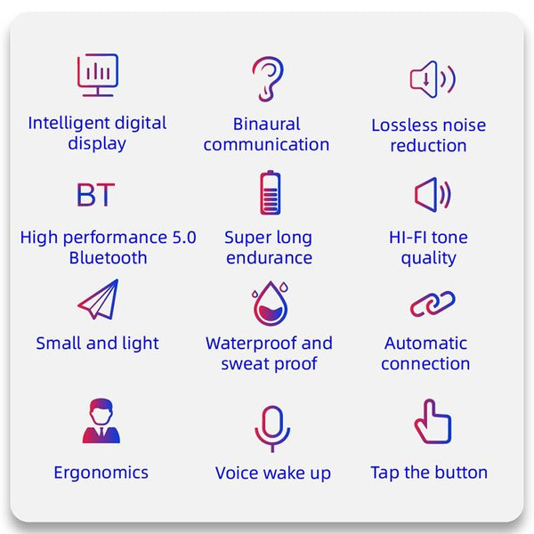 Wireless Bluetooth 5.0 Earphones With Charging Box Air6 Pro Tws Headsets & Earpieces