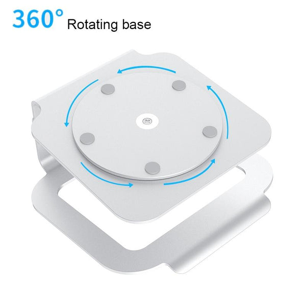 Aluminum Laptop Stand 360 Rotation Ergonomic 10 17 Inch For Macbook Air Pro Other Laptop & Desktop Accs
