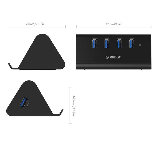 Desktop Usb 3.0 Hub With Phone / Tablet Holder & Led Indicator Usb Cables Hubs & Adapters