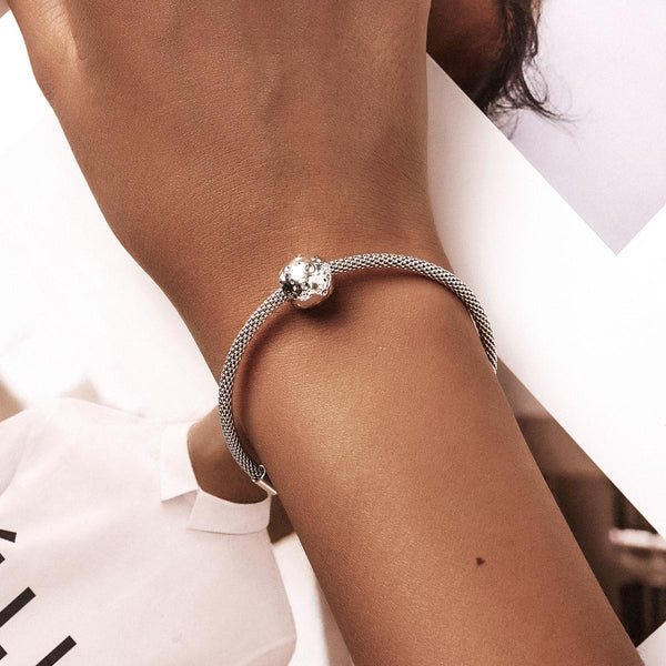 925 Sterling Silver Moon Beads For Diy Bracelets & Necklaces Charms & Pendants