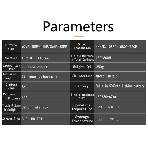 Full Colour 4K Hd Binocular Night Vision For Outdoor Hunt Binoculars & Monoculars