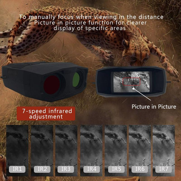 Full Colour 4K Hd Binocular Night Vision For Outdoor Hunt Binoculars & Monoculars