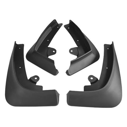 For Tesla Model X 2016 2021 4Pcs / Set Car Auto Soft Plastic Splash Flaps Fender Guard Fenders & Mud Guards