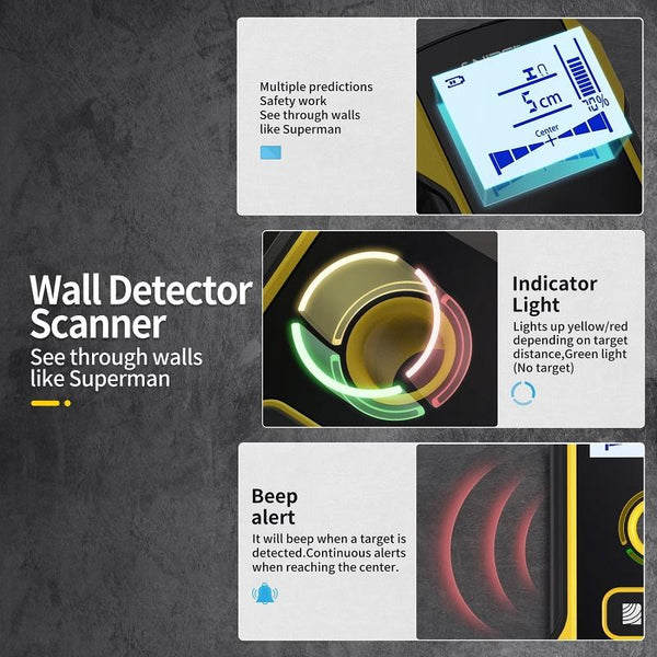 Multifunctional Wall Wire Detector Load Bearing Scanner For Electronics Use Metal Detectors