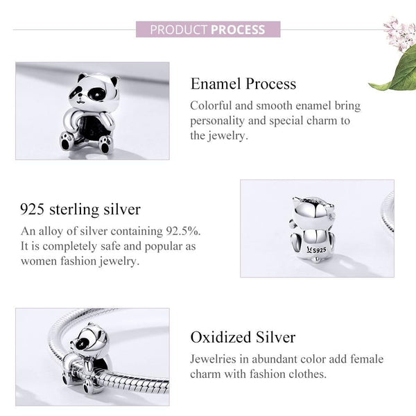 925 Sterling Silver Beaded Diy Bracelet With Beads Charms & Pendants