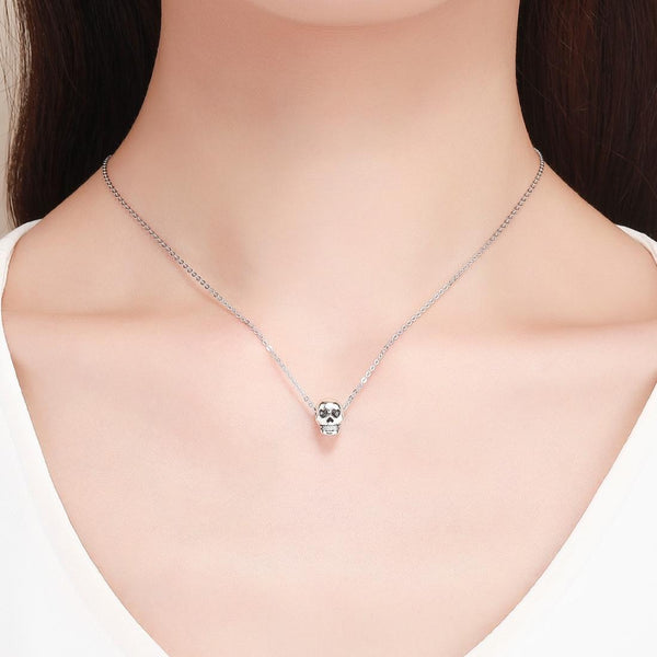 925 Sterling Silver Surprise Skull Bead For Diy Bracelet Craft Beads