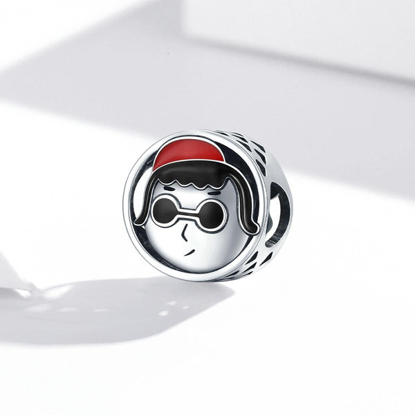 925 Sterling Silver Cartoon Avatar Beads For Diy Bracelets & Necklaces Charms & Pendants