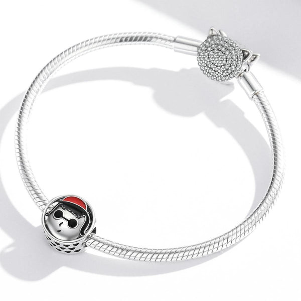 925 Sterling Silver Cartoon Avatar Beads For Diy Bracelets & Necklaces Charms & Pendants