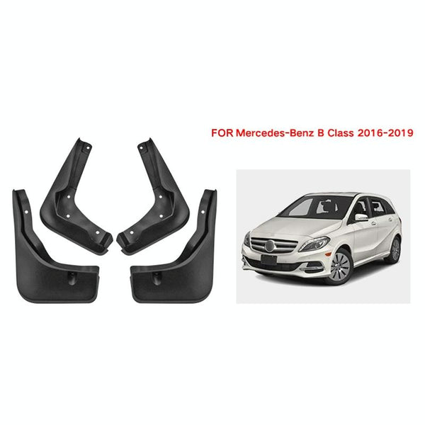 For Mercedes Benz Class 2016 2019 4Pcs / Set Car Auto Soft Plastic Splash Flaps Fender Guard Fenders & Mud Guards