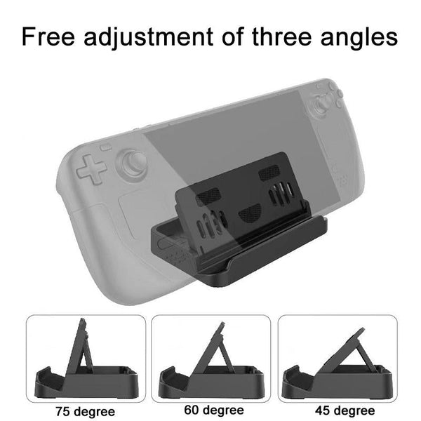Folding Stand + Trackpad Sticker Set For Steam Deck Mounts & Stands