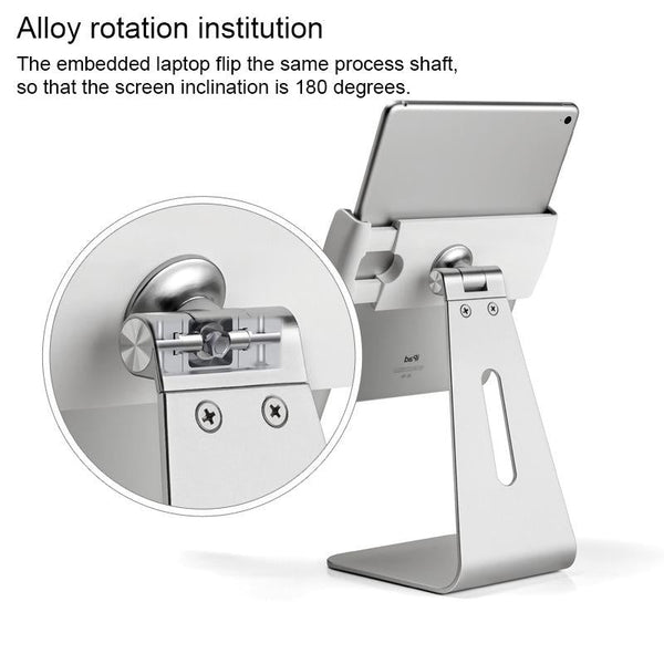 360 Degree Rotating Aluminum Tablet Stand Universal 7 13 Inch Mounts Stands & Holders