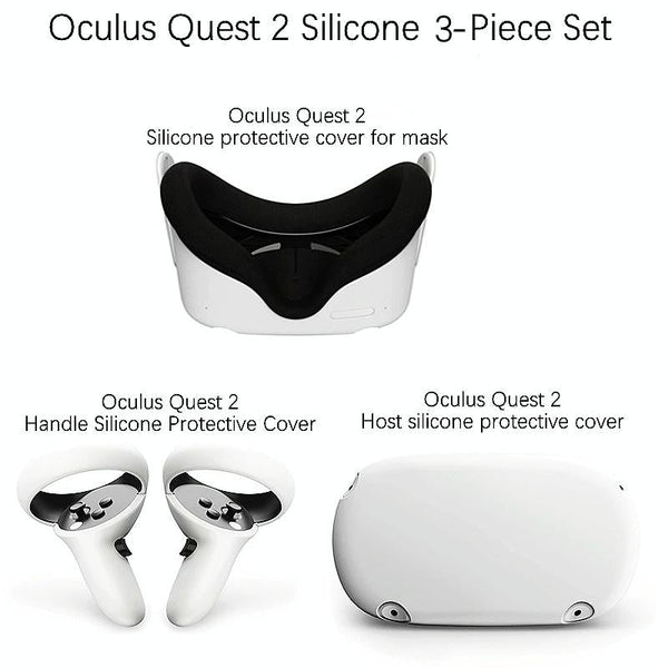Non Slip Silicone Cover For Oculus Quest 2 Vr Smartphone Vr Headsets