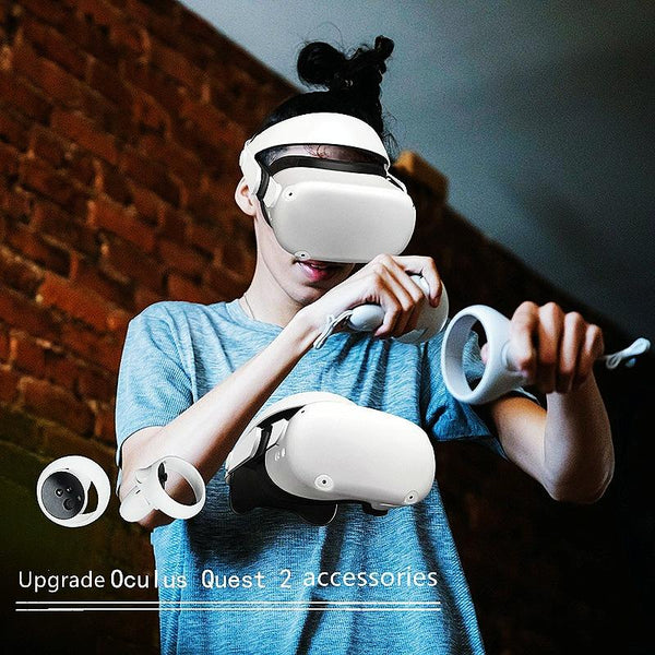 Non Slip Silicone Cover For Oculus Quest 2 Vr Smartphone Vr Headsets