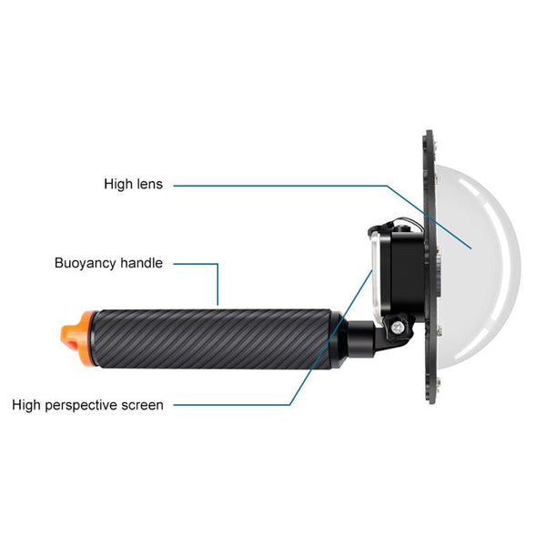 Underwater Dome Port For Dji Camera With Floating Grip Underwater Cases & Housings