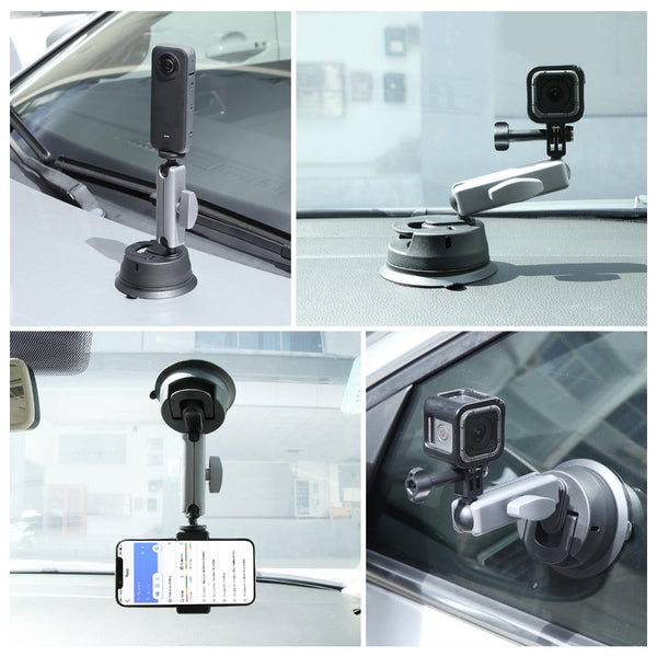Suction Cup Arm Mount With Adapter And Screw For Audio Video Equipment Other Camera & Photo Accs