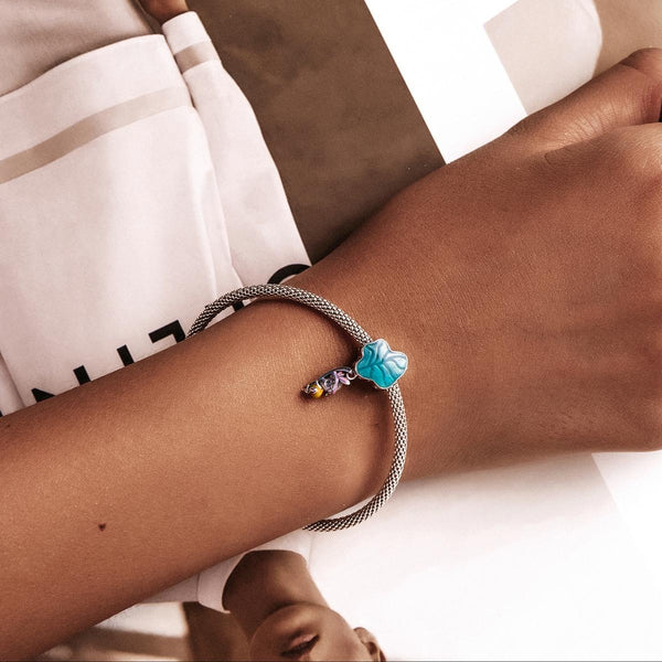 925 Sterling Silver Chilean Big Leaf Pendant Charms & Pendants