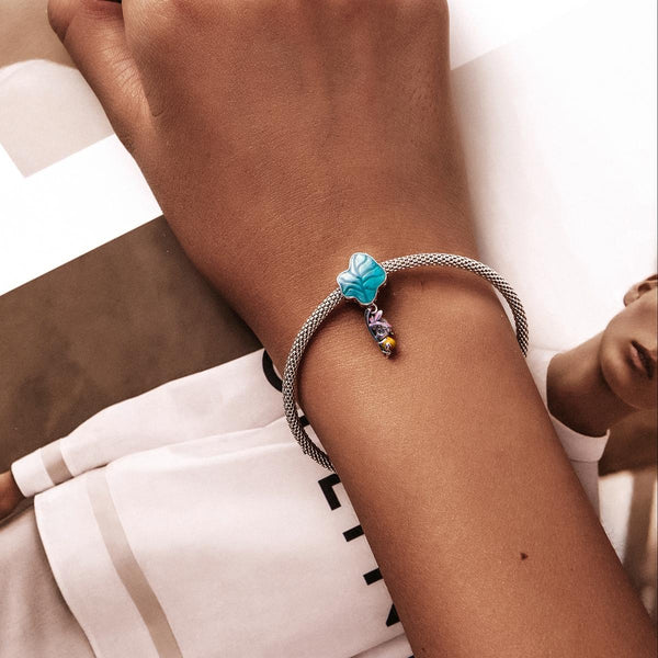 925 Sterling Silver Chilean Big Leaf Pendant Charms & Pendants