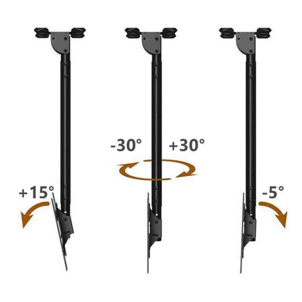 Telescopic Tv Hanger For 32 65 Inch Lcd Ceiling Mount Tv Stands & Mounts