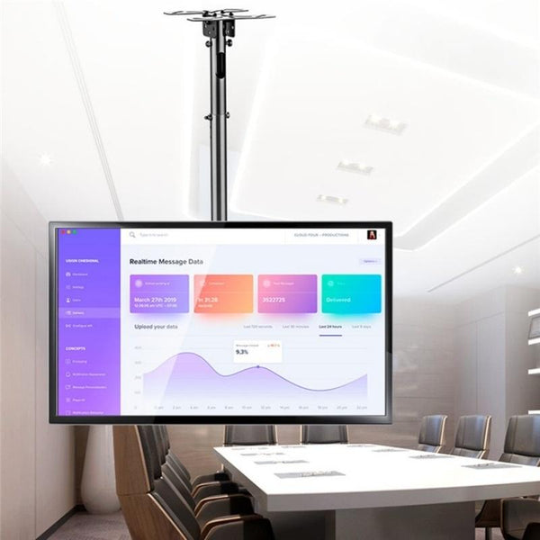 Telescopic Tv Hanger For 32 65 Inch Lcd Ceiling Mount Tv Stands & Mounts