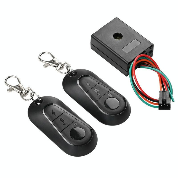 Universal Electric Scooter & Bicycle Anti Theft Alarm + Remote 36 72V Accessories Parts