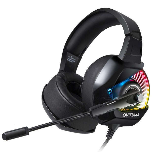 Surround Gaming Headset With Mic & Rgb Lights Headsets