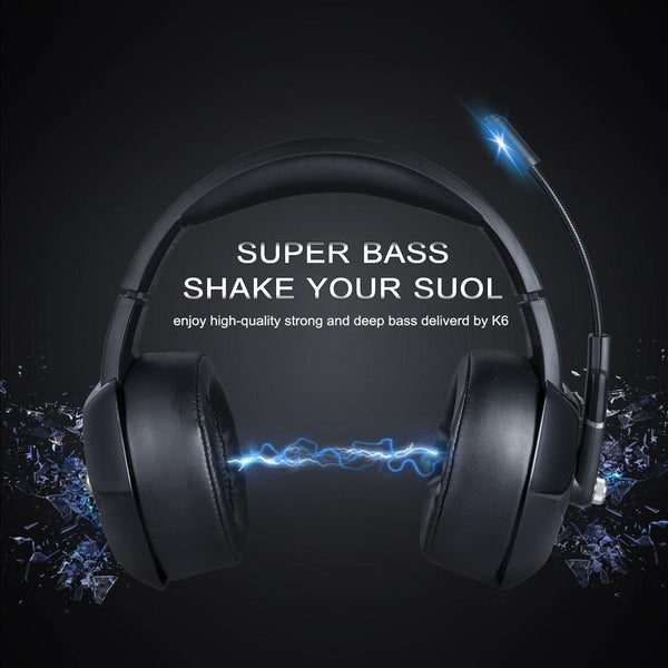 Surround Gaming Headset With Mic & Rgb Lights Headsets