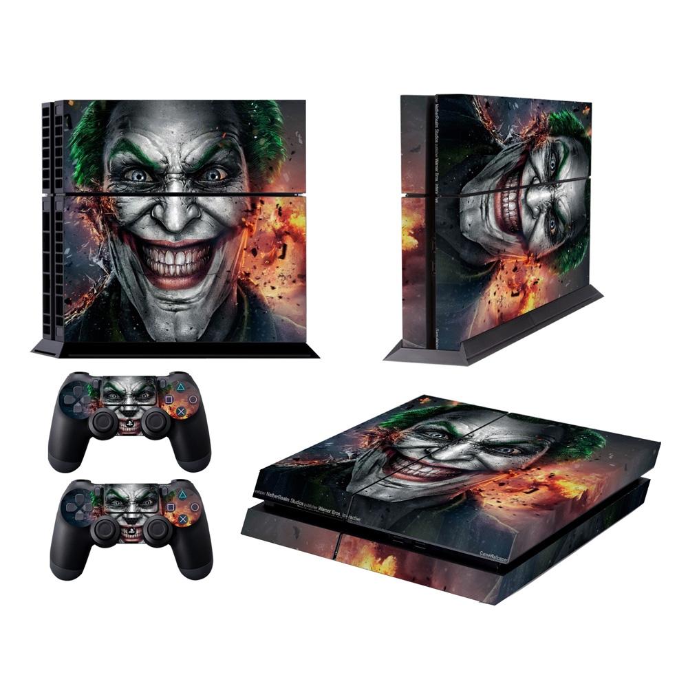 Sony Ps4 Protective Film Sticker Clown Bucky Pattern Video Game Decals Stickers