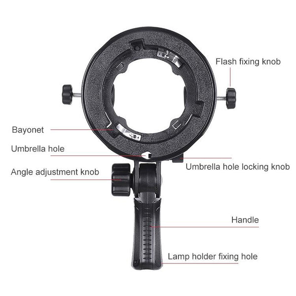 Parallel Deals Universal Type Flash Holder For Multi Function Camera Accessories Audio And Video Flash Brackets