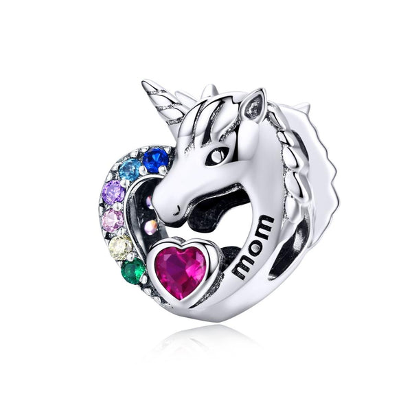 925 Sterling Silver Diy Unicorn Bracelet With Beads Charms & Pendants
