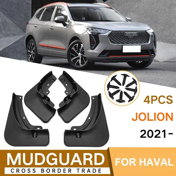 For Haval Jolion 2021 4Pcs / Car Auto Soft Plastic Splash Flaps Fender Guard Fenders & Mud Guards