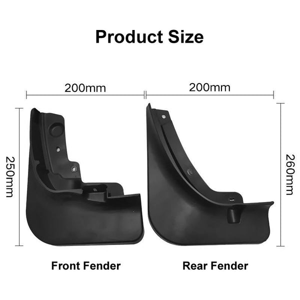 For Haval Jolion 2021 4Pcs / Car Auto Soft Plastic Splash Flaps Fender Guard Fenders & Mud Guards