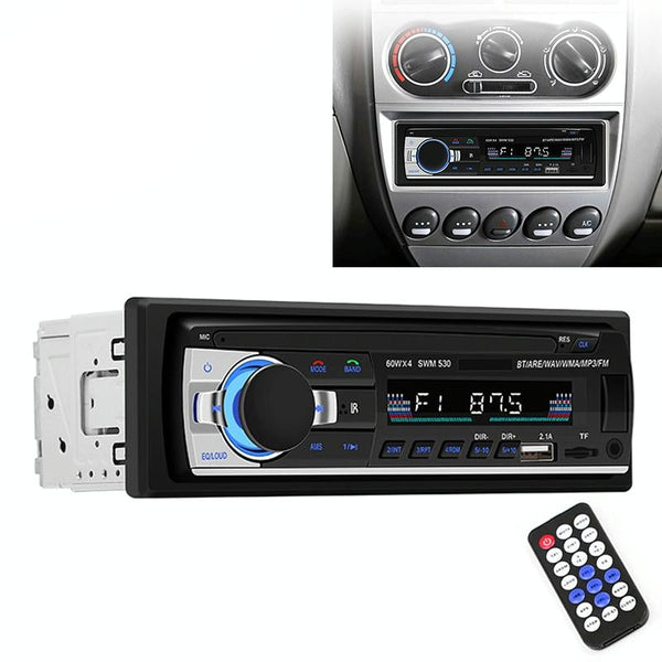 12V Car Dual Usb Charger Radio Receiver Mp3 Player Fm & Bluetooth Remote Control Ipods & Mp3 Players