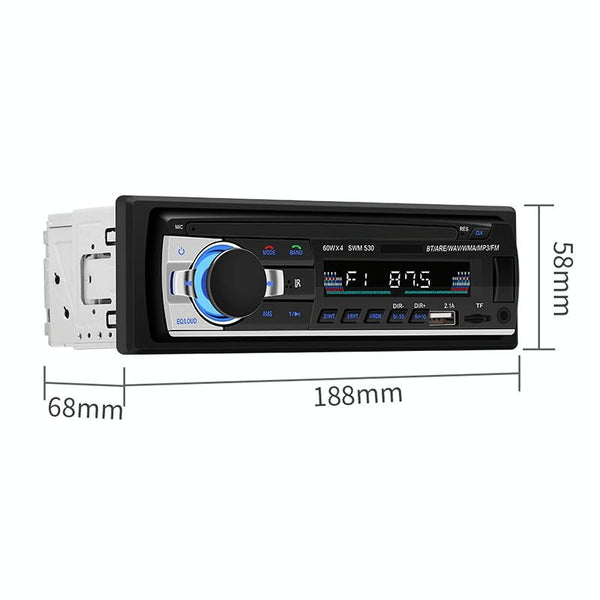 12V Car Dual Usb Charger Radio Receiver Mp3 Player Fm & Bluetooth Remote Control Ipods & Mp3 Players