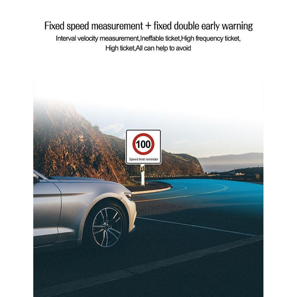 Car Hud Display Compass Speed Temp Voltage Alarm Navigation Obd2 + Locator Technology Other Car Video