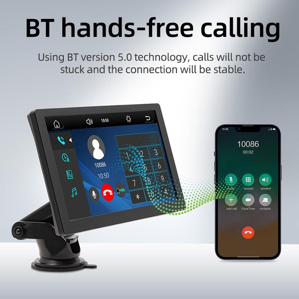 Universal Hd Mp5 Player With Reversing Monitor Rear View Monitors/Cams & Kits