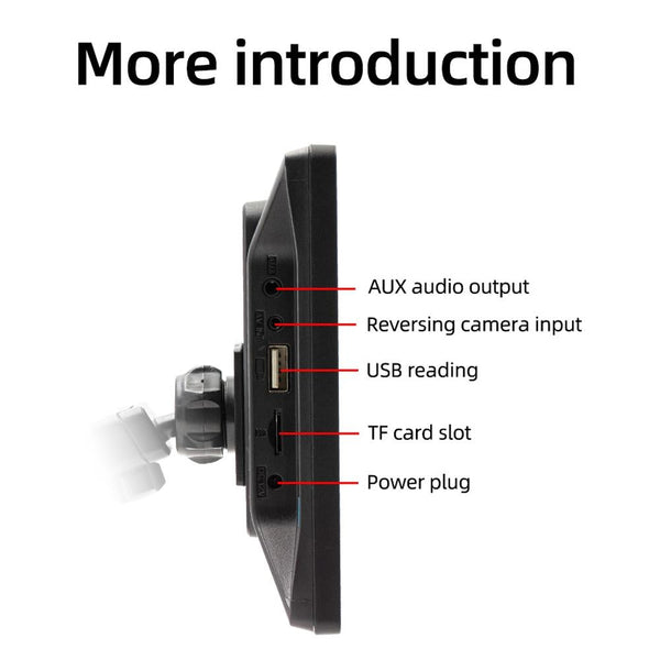 Universal Hd Mp5 Player With Reversing Monitor Rear View Monitors/Cams & Kits