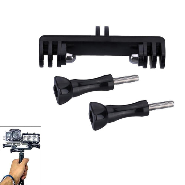 Universal Double Bracket Mount For Gopro Hero11 Screw Adapter Other Camera & Photo Accs