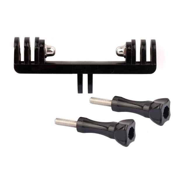 Universal Double Bracket Mount For Gopro Hero11 Screw Adapter Other Camera & Photo Accs