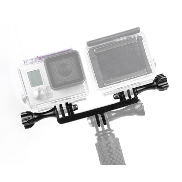 Universal Double Bracket Mount For Gopro Hero11 Screw Adapter Other Camera & Photo Accs