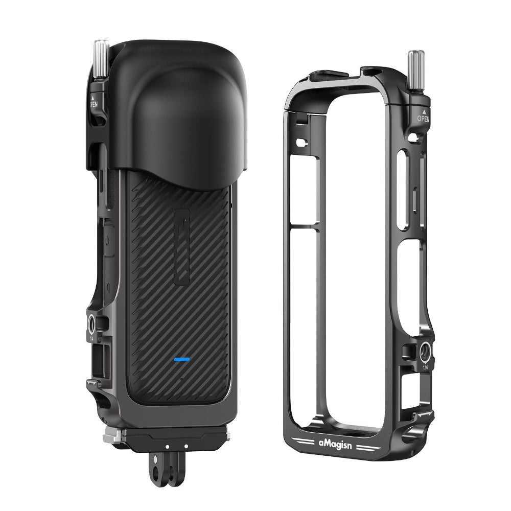 Amagisn Metal Protective Housing For Insta360 X4 Audio Video Accessory Camera Cases Bags & Covers