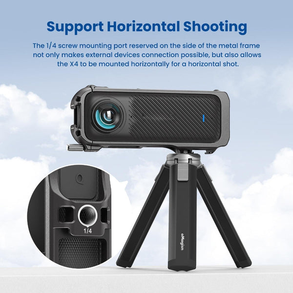 Amagisn Metal Protective Housing For Insta360 X4 Audio Video Accessory Camera Cases Bags & Covers