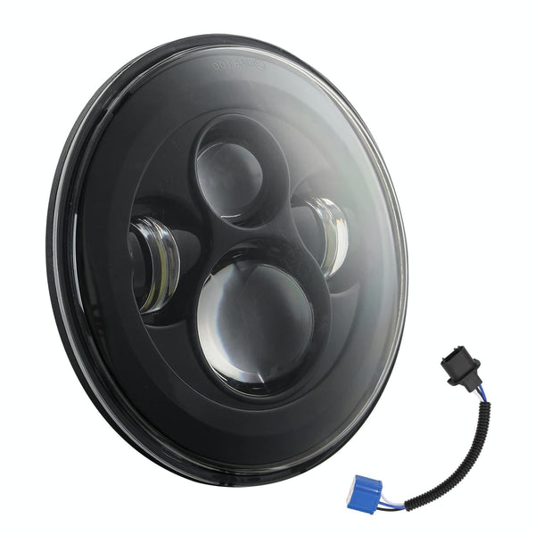 7 Inch H4 / H13 Dc 9V 30V 4000Lm 6000K 40W Car Round Shape Led Headlight Lamps For Jeep Wrangler Led Car Lights