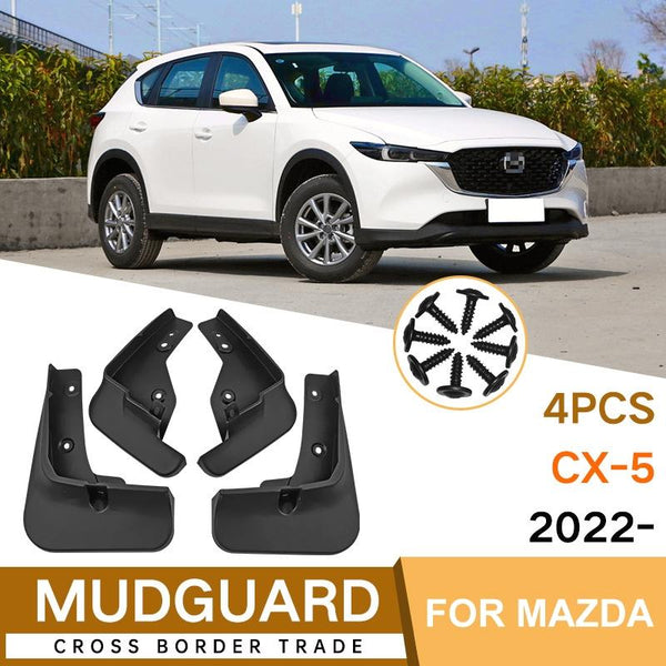 For Mazda Cx 5 2022 4Pcs / Set Car Auto Soft Plastic Splash Flaps Fender Guard Fenders & Mud Guards