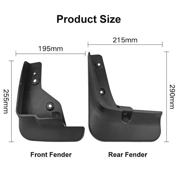 For Mazda Cx 5 2022 4Pcs / Set Car Auto Soft Plastic Splash Flaps Fender Guard Fenders & Mud Guards