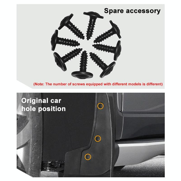 For Bmw X5 M Sports F15 2014 2018 4Pcs / Car Auto Soft Plastic Splash Flaps Fender Guard Fenders & Mud Guards