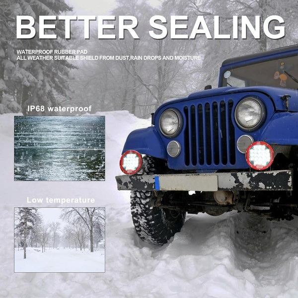 20W 7 Inch Car Round Spotlight Work Light Torches & Work Lights